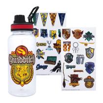 Jarra de água Harry Potter Quidditch 946 ml com conjunto de adesivos