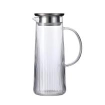 Jarra De Borossilicato Acqua Tampa Inox 1,4L - V1075.J01