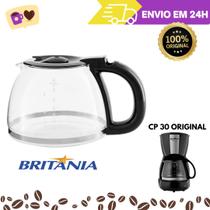 Jarra De Cafeteira Britânia Modelos Cp30 Inox Vidro Preto Original Jarra De Cafeteira Britânia Modelos Cp30 Inox Vidro Preto Original
