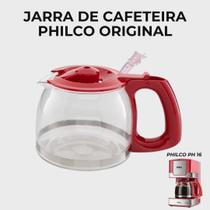 Jarra De Cafeteira Philco Modelos Ph16/CP16 Original Vermelha Jarra De Cafeteira Philco Modelos Ph16/CP16 Original Vermelha