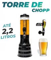 Jarra De Chopp Torre Giratória Beer Até 2.2L Cerveja Gira 360