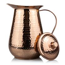 Jarra de Cobre Kosdeg 2L Artesanal com Tampa Martelada Jarra de Cobre Kosdeg 2L Artesanal com Tampa Martelada