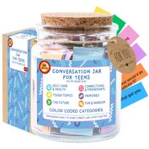 Jarra de conversa para adolescentes Southlisa 150 perguntas divertidas e profundas