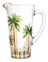 Jarra de Cristal 1,2L Palm Tree Handpaint Wolff