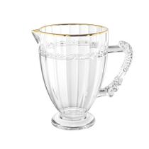 Jarra De Cristal Ecológico 1,3 L Com Fio De Ouro Imperial Lyor