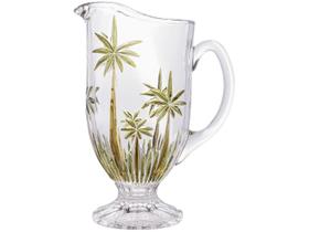 Jarra de Cristal Palm Tree Handpaint 1,5L 27439 - Wolff Jarra de Cristal Palm Tree Handpaint 1,5L 27439 - Wolff