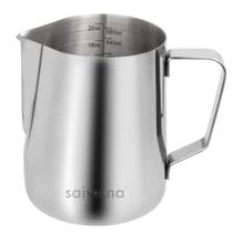 Jarra de espuma de leite Saiveina de aço inoxidável 600mL
