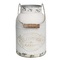 Jarra de leite Yoillione Farmhouse White Metal 500mL