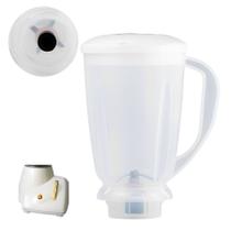 Jarra De Liquidificador Compátivel Com Modelo Arno Clean Tampa Branca Copo Translucido