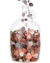 Jarra de moedas de vidro Skywin Swear Jar para adultos com boca larga Jarra de moedas de vidro Skywin Swear Jar para adultos com boca larga