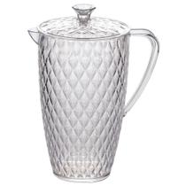 Jarra de Plástico 2 Litros Cristal Glamour Incolor Plasutil ref.14208