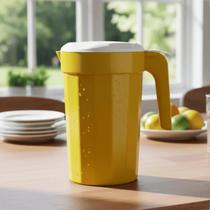 Jarra De Plástico 2000ml com Tampa Prática e Funcional