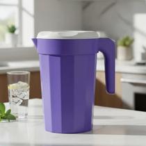 Jarra De Plástico 2000ml com Tampa Prática e Funcional