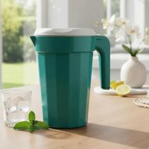 Jarra De Plástico 2000ml com Tampa Prática e Funcional Jarra De Plástico 2000ml com Tampa Prática e Funcional