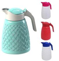 Jarra De Plastico Rattan Colors Com Tampa 1,6L - Plasduran