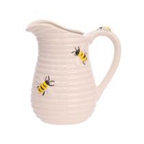 Jarra de Porcelana Bee Branca 1,3L Hauskraft Jarra de Porcelana Bee Branca 1,3L Hauskraft