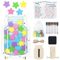 Jarra de recompensas Magnetic Star e tabela de recompensas para crianças