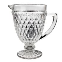 Jarra de Suco 1 Litro Vidro Grosso Modelo Bico de Abacaxi Jarra de Suco 1 Litro Vidro Grosso Modelo Bico de Abacaxi