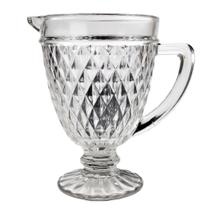 Jarra de Suco 1 Litro Vidro Grosso Modelo Bico de Abacaxi