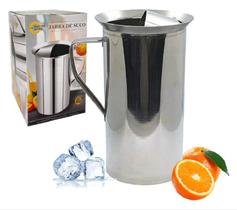 Jarra De Suco Aço Inox 1,7 L Sucos Leite Água Chopp Jarra De Suco Aço Inox 1,7 L Sucos Leite Água Chopp