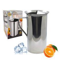 Jarra De Suco Aço Inox Cromado Com Aparador De Gelo 1,7 Litros