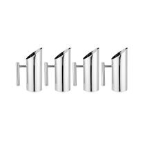 Jarra De Suco Agua Aço Inox Festa Buffet Restaurante 1L 4un