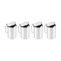 Jarra de Suco Agua Inox 2L Tampa Aparador Bar Buffet 4un Jarra de Suco Agua Inox 2L Tampa Aparador Bar Buffet 4un