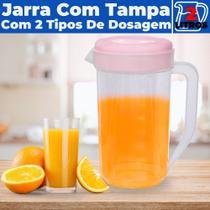 Jarra de Suco Água Refri Tampa Redonda Alça Plástico 2L Jarra de Suco Água Refri Tampa Redonda Alça Plástico 2L