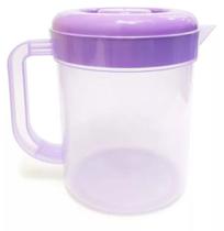Jarra De Suco Com Tampa 2 Litros Plástico Incolor BPA Cozinh - Nitron
