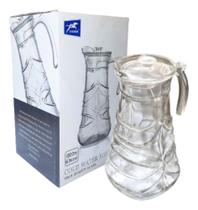 Jarra De Suco E Água De Vidro Com Tampa 1,8l Cor Parma
