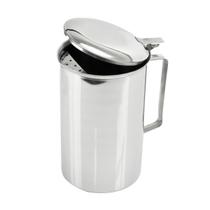 Jarra De Suco Inox 2L Tampa E Aparador De Gelo Água Refresco Jarra De Suco Inox 2L Tampa E Aparador De Gelo Água Refresco