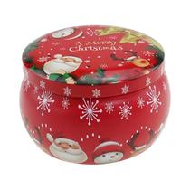 Jarra de Vela de Aromaterapia de Natal para Viagem - Recipiente Vazio para Cera de Soja