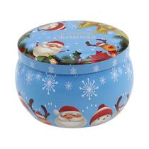 Jarra de Vela de Aromaterapia de Natal para Viagem - Recipiente Vazio para Cera de Soja