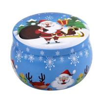 Jarra de Vela de Aromaterapia de Natal para Viagem - Recipiente Vazio para Cera de Soja