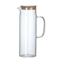 Jarra de Vidro 1,5l Borossilicato com Tampa Bambu