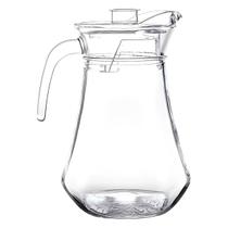 Jarra De Vidro 1,6L Com Tampa De Acrílico Original Line Crystal