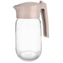 Jarra de Vidro 1L com Tampa Plástica p/ Suco e Água