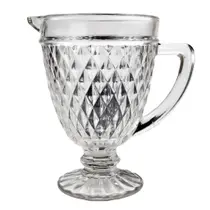 Jarra de Vidro Bico de Abacaxi 1 Litro Para Suco Água Jarra de Vidro Bico de Abacaxi 1 Litro Para Suco Água