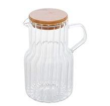 Jarra de Vidro Borossilicato com Tampa de Bambu Classic 1L 2901 - Lyor