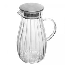 Jarra de Vidro Borossilicato com Tampa Inox 1,8L - D&A Jarra de Vidro Borossilicato com Tampa Inox 1,8L - D&A