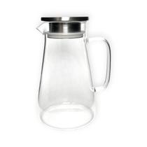 Jarra De Vidro Borossilicato Mercury Com Tampa Inox 1,5L
