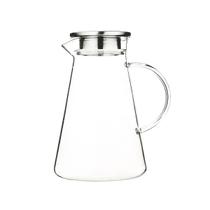 Jarra De Vidro Borossilicato Moderna Tampa Inox 1,8 Litros Jarro Peneira Filtragem Presente Mesa Posta Servir Bebidas Jarra De Vidro Borossilicato Moderna Tampa Inox 1,8 Litros Jarro Peneira Filtragem Presente Mesa Posta Servir Bebidas