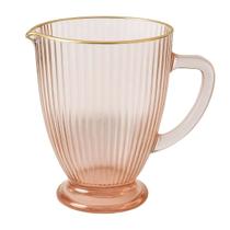 Jarra de Vidro Cameratta com Borda Dourada 1349ml Gamma Jarra de Vidro Cameratta com Borda Dourada 1349ml Gamma