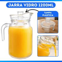 Jarra De Vidro Com Alça 1200 ML Jarra De Vidro Com Alça 1200 ML