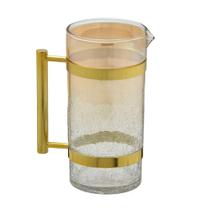Jarra de Vidro Com Alca Ambar 22cm Espressione Jarra de Vidro Com Alca Ambar 22cm Espressione