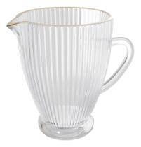 Jarra de vidro com fio de ouro lines 1,3l