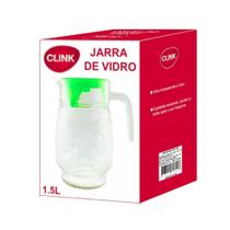 Jarra de Vidro Com Tampa 1,5 Litros - Clink