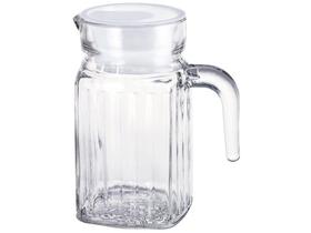 Jarra de Vidro com Tampa 600ml Transparente Hauskraft Esme Jarra de Vidro com Tampa 600ml Transparente Hauskraft Esme