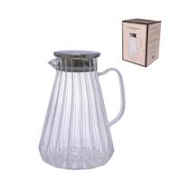 Jarra De Vidro Com Tampa De Inox Lotus 1,7l Pode ir ao Fogo Jarra De Vidro Com Tampa De Inox Lotus 1,7l Pode ir ao Fogo
