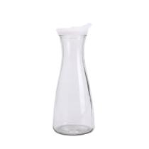 Jarra De Vidro Com Tampa Design Sofisticado Compacto Geladeira Suco 880ml